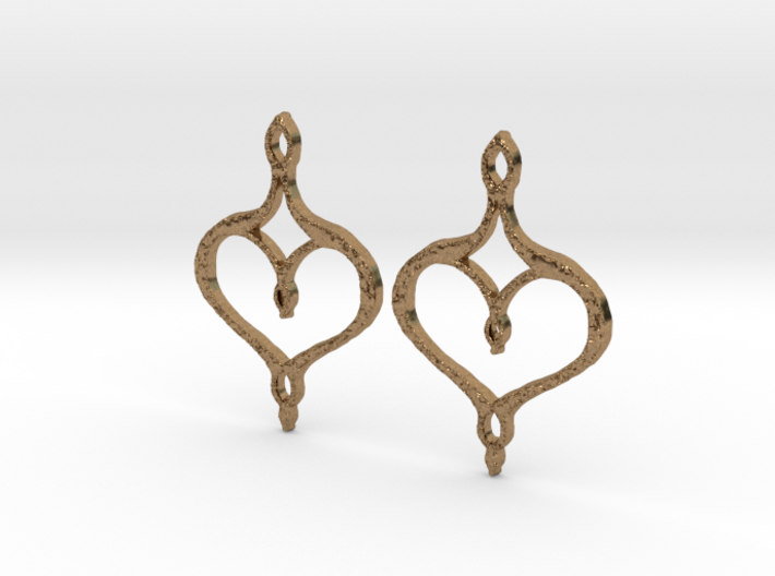 :Perfect Valentine: Earrings 3d printed