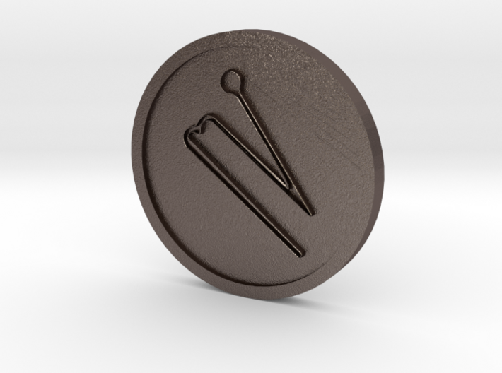 Agiel Intelligence of Saturn Coin 3d printed