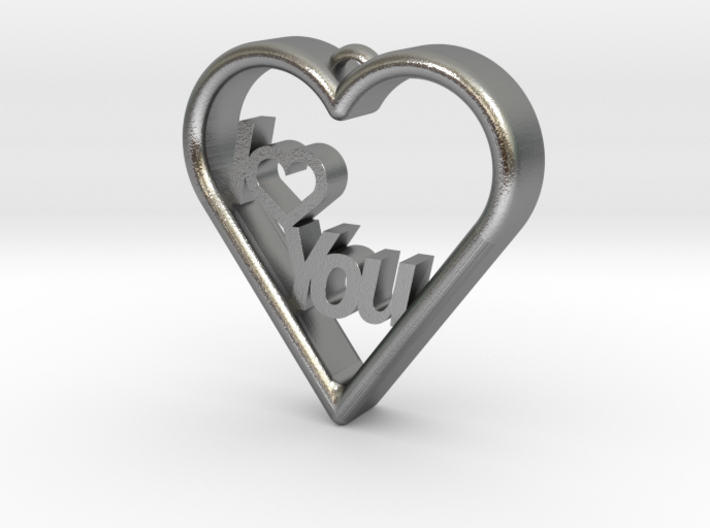 Heart Pendaut 3d printed