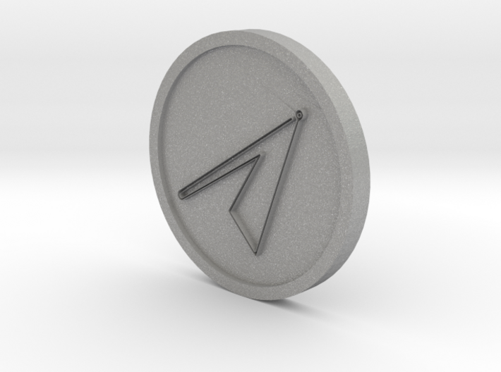 Graphiel Intelligence of Mars Coin 3d printed