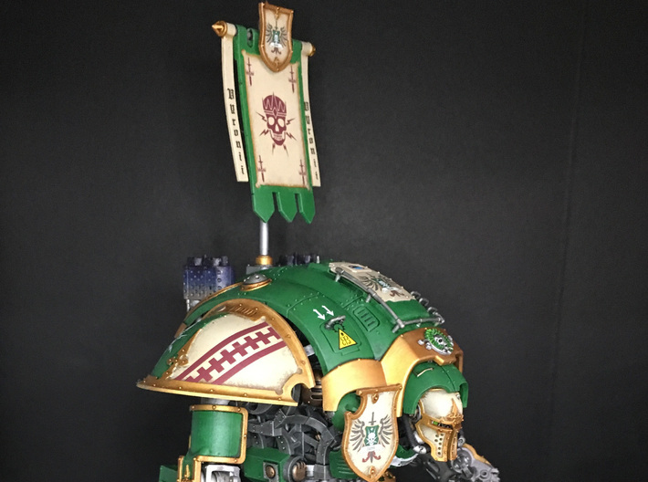 Knight Large Banner 2.0 3d printed 