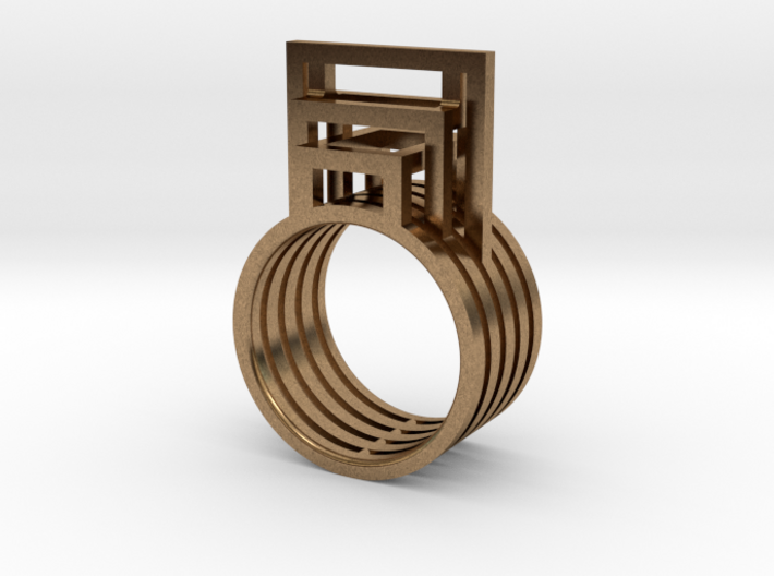 CROSS RING - SIZE 8 3d printed