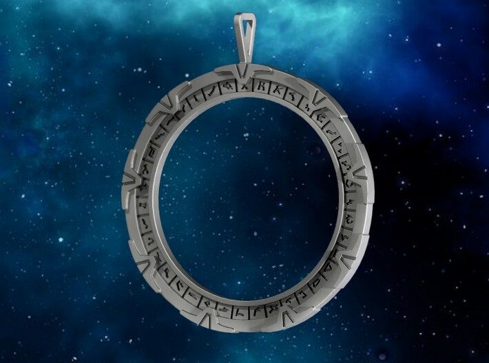 Stargate Pendant 3d printed 