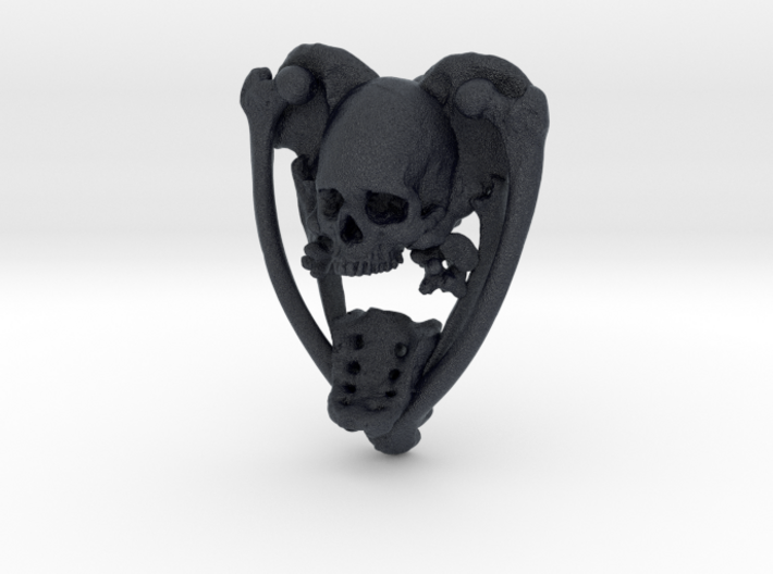 Human Skull Pendant Necklace, Ouija Planchette 3d printed