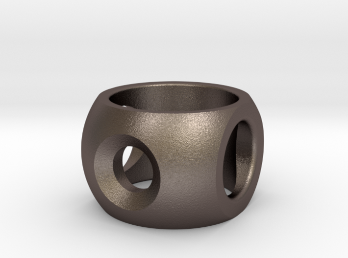RING SPHERE 2 - SIZE 7 3d printed
