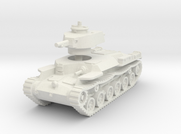 Chi-Ha Tank 1/76 3d printed