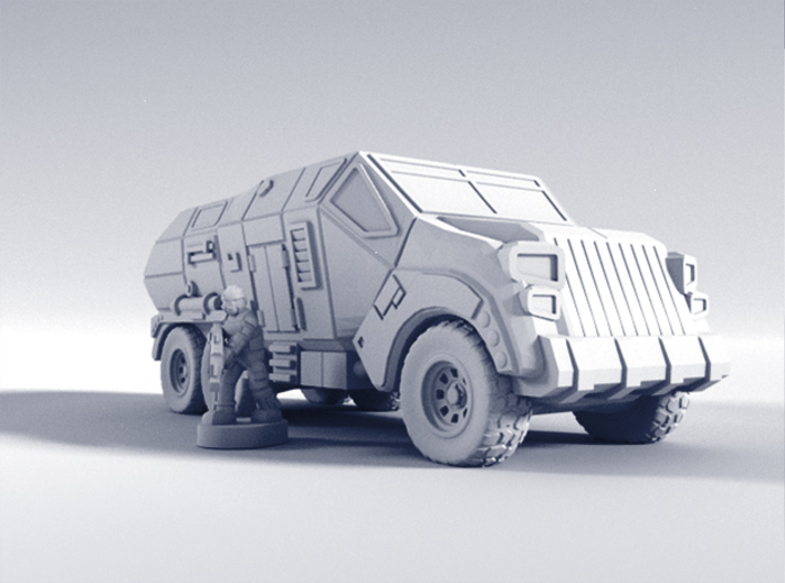 Sci Fi Transport Vehicles (3 included) – 6mm 3d printed 