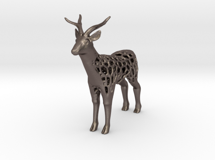 Deer_voronoi 3d printed