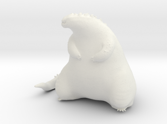 Cute Fat Godzilla 3d printed