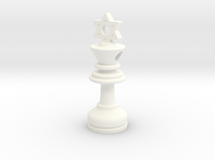 MILOSAURUS Jewelry David Star Chess King Pendant 3d printed
