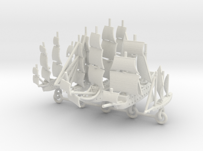 Custom Five-Ship Set Chain Version 1 3d printed