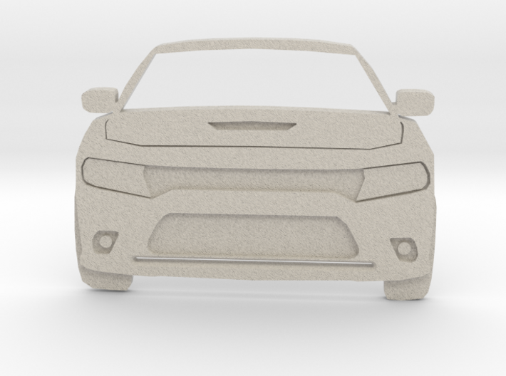 Dodge Art: Modern Charger Toothpaste Pusher 3d printed