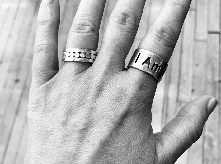 "I Am Other" Cigar Ring 3d printed 