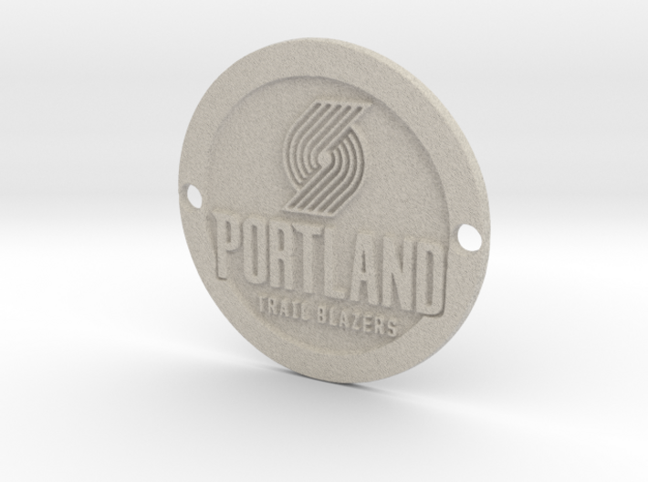Portland Trail Blazers Custom Sideplate 1 3d printed