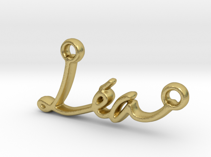Lea First Name Pendant 3d printed