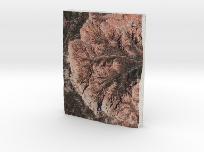 Bryce Canyon, Utah, USA, 1:10000 3d printed 