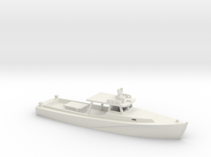 1/100 Scale Chesapeake Bay Deadrise Workboat 3d printed