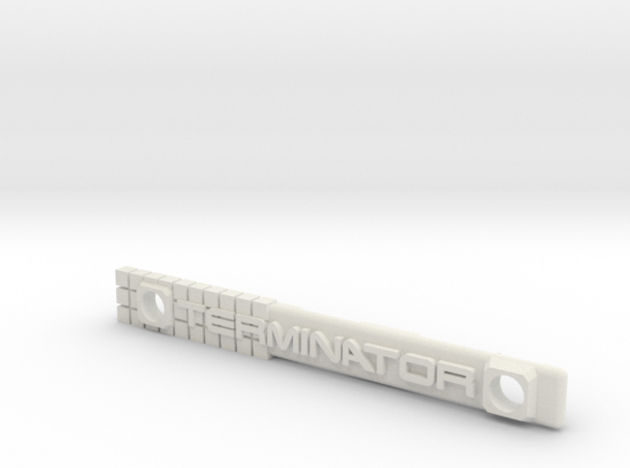 Terminator M-Lok Vanity Badge for RIfle Rail 3d printed