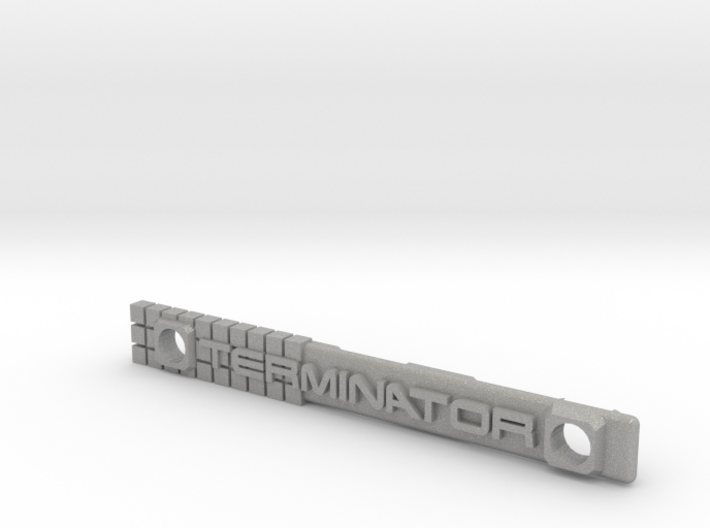 Terminator M-Lok Vanity Badge for RIfle Rail 3d printed