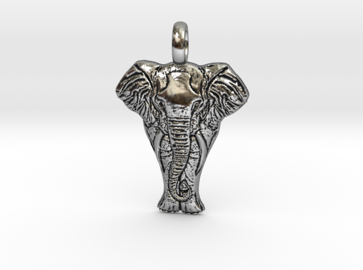 elephantCharm 3d printed