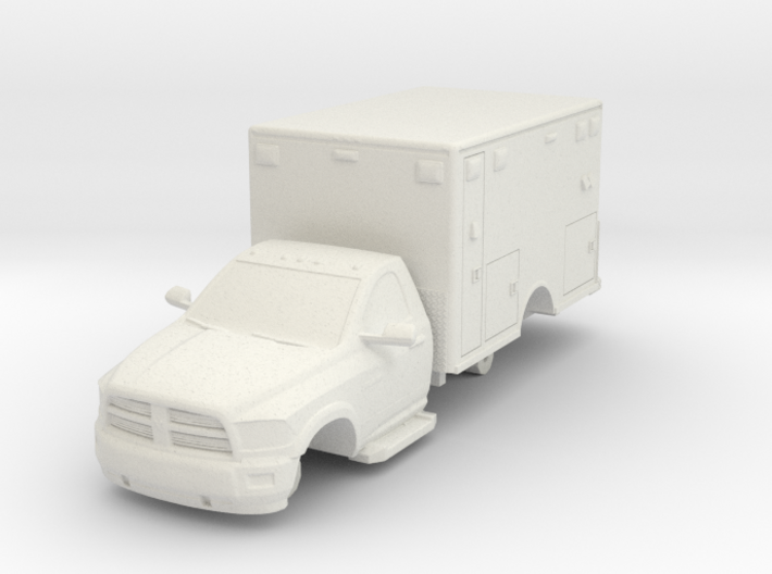 1/87 Dodge 2 Door Medic/Ambulance 3d printed