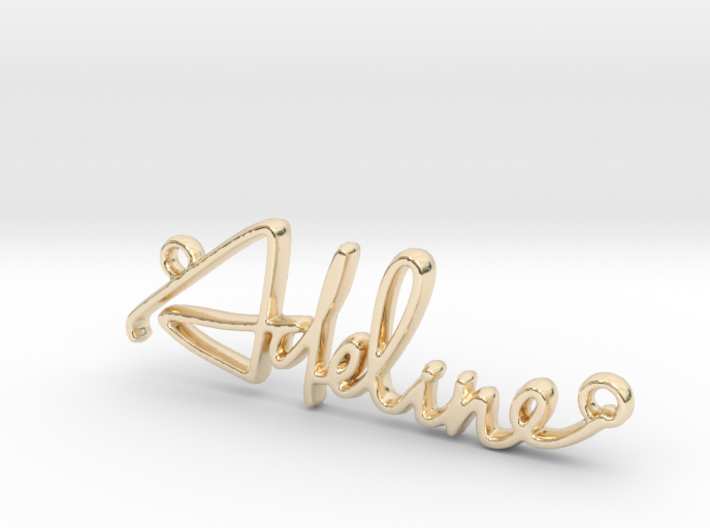 Adeline First Name Pendant 3d printed