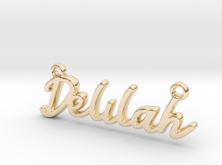 Delilah First Name Pendant 3d printed