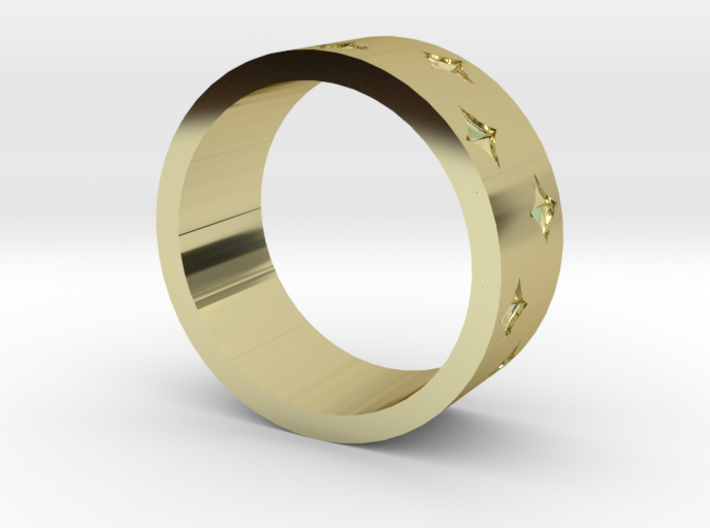 Spark Ring 3d printed 