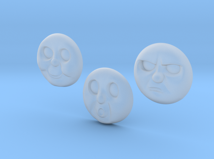 Percy Faces 1-3# [H0/00] 3d printed