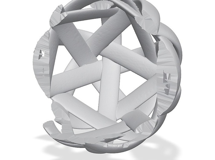 TenBandIcosahedron.stl 3d printed