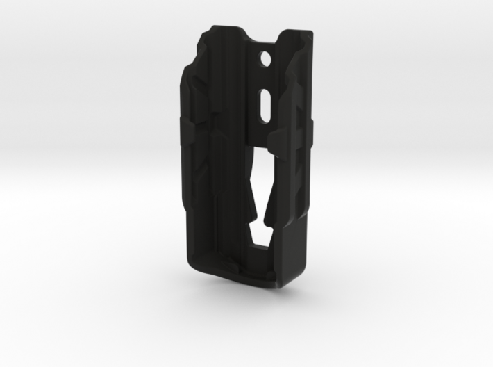 Holster, FREE P4, Mid-mount Metal Clip, Cropped 3d printed 