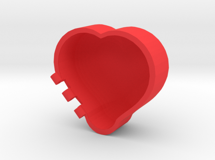 Rounded Heart Box 3d printed