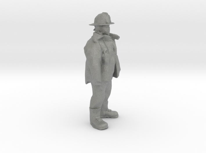 O Scale Fireman 3d printed This is a render not a picture