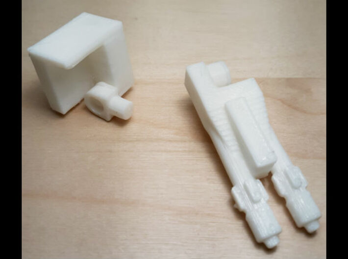 Butcher's Armory: Missile Pod and Dual Cannon 3d printed 