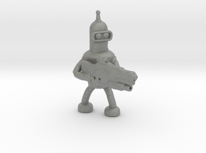 Futurama Bender Survivor miniature for games rpg 3d printed
