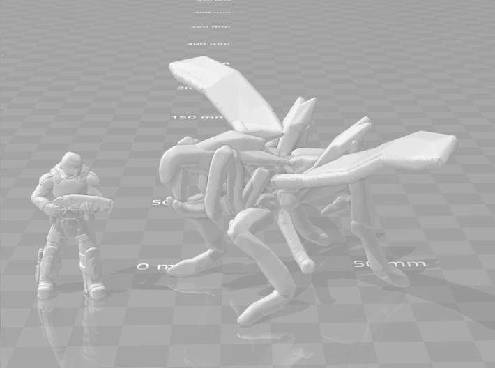 Starship Troopers Hopper Bug 1/60 for games - rpg 3d printed 