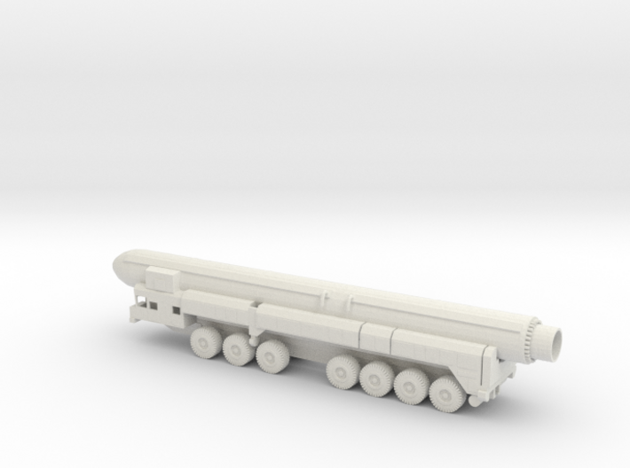 1/87 Scale Russian SS-25 RT-2PM Launcher W Missile 3d printed
