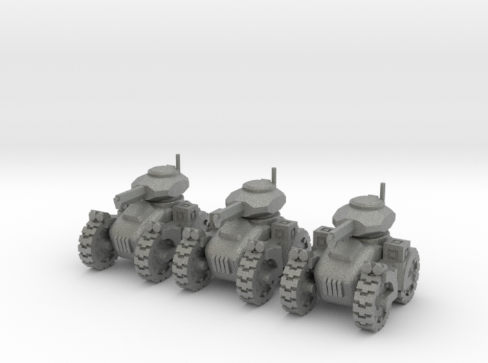 6mm - All terrain Railgun Tank 3d printed