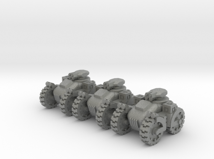 6mm - All terrain Anti Infantry Machine Gun Tank 3d printed