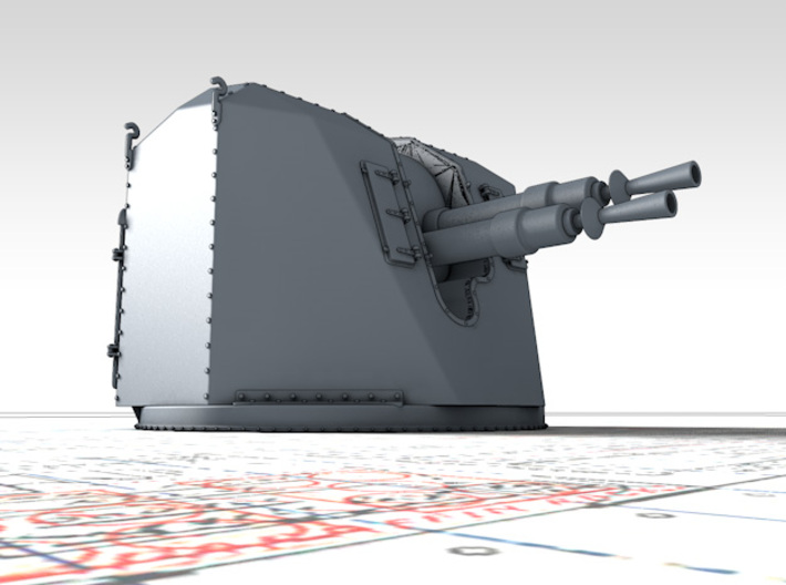 1/50 French 37mm/70 (1.46") AA Gun Model 1935 3d printed 3d render showing product detail