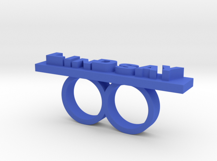Gangsta style ring with your name on it 3d printed