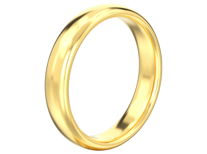 Simple wedding ring 3d printed