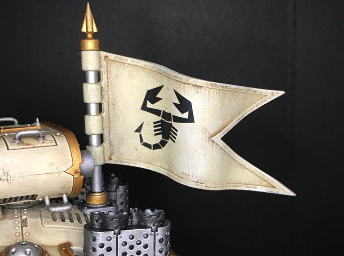 Knight Large Flag 1.1 3d printed 