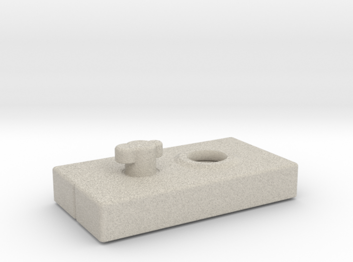 Total Medium Sandstone Thin Stage Only 3d printed
