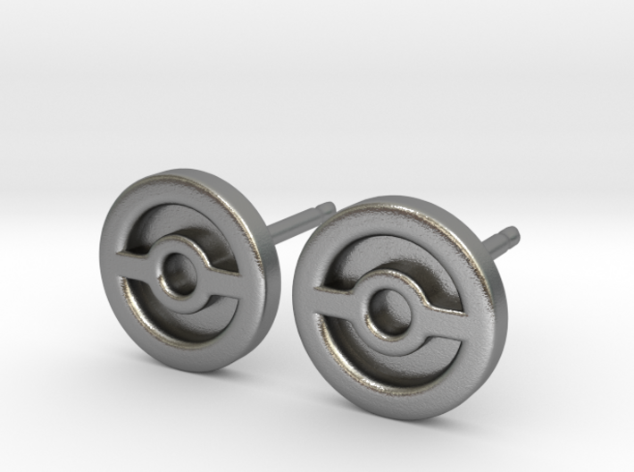 Pokeball Earrings - Full 3d printed