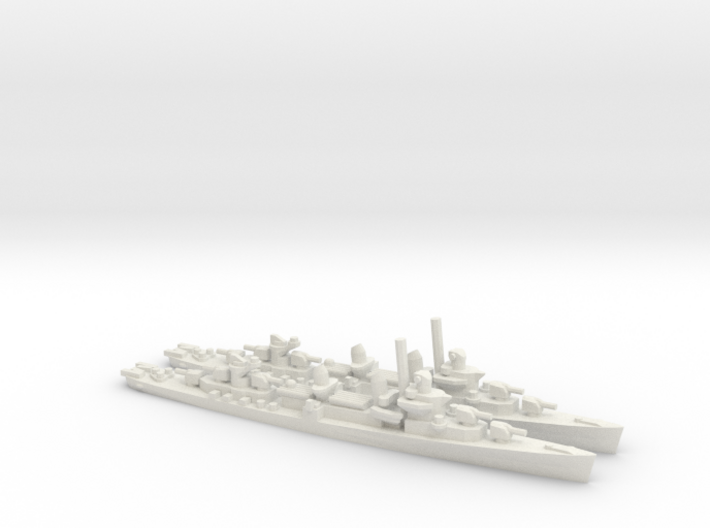 US Fletcher-Class Destroyer (v2) 3d printed