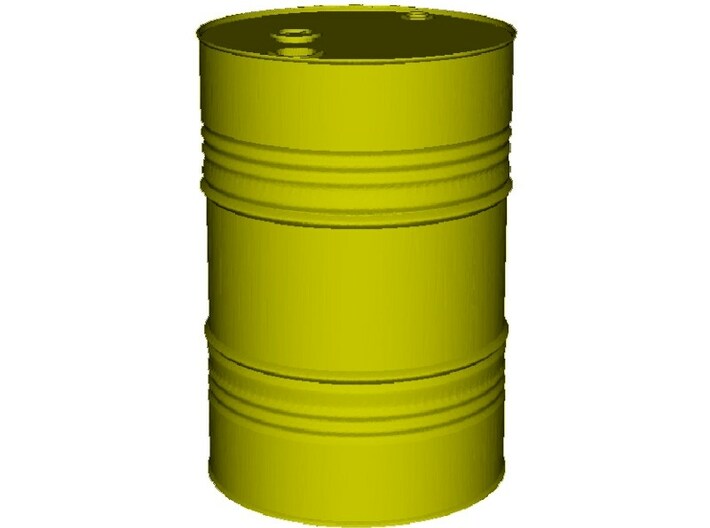 1/12 scale petroleum 200 lt oil drum x 1 3d printed