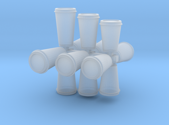 Disposable Coffee Cups/travel mugs for dioramas 3d printed