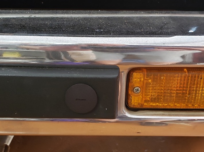Chrome Bumper Guard Cover Set for a VW 3d printed 