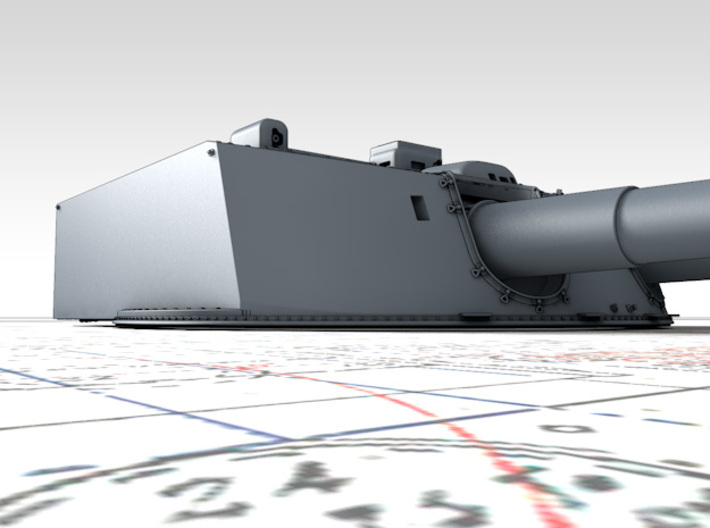 1/192 Moltke Class 28cm/50 (11") SK L/50 Guns x5 3d printed 3d render showing product detail